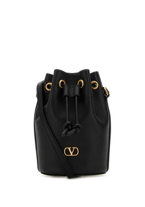 Valentino Garavani leather bucket bag - Black