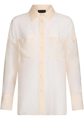 LIU JO organza shirt - Neutrals
