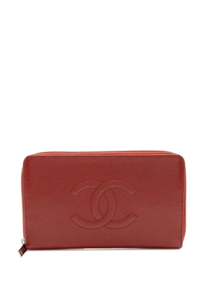 CHANEL Pre-Owned 2011 Timeless logo-detail wallet - Red