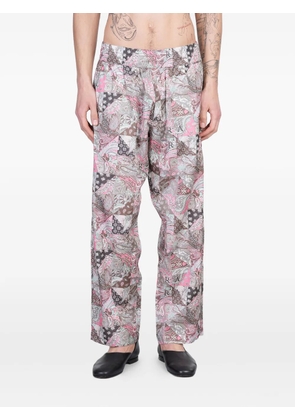 RANRA paisley trousers - Pink