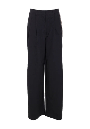 Essentiel Antwerp crystal-embellished high-waisted trousers - Black