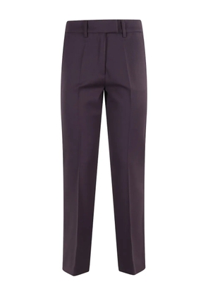 Federica Tosi welt-pocket pants - Purple