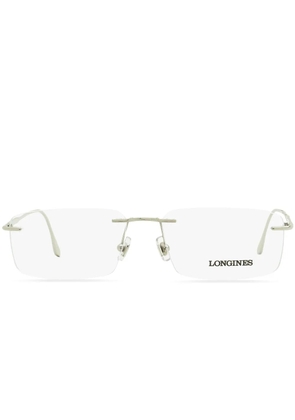 Longines rimless square-frame glasses - Silver