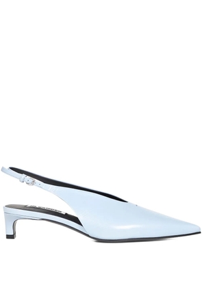 Jil Sander adjustable strap pointed pumps - Blue