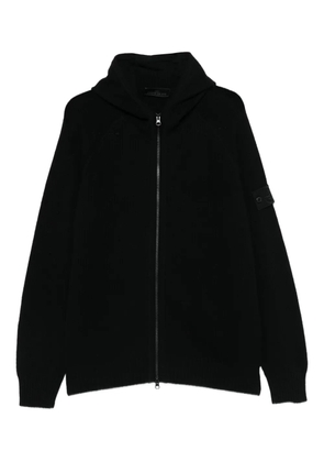 Stone Island zip-up hoodie - Black