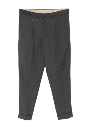 Paolo Pecora pleated-cuffed trousers - Grey