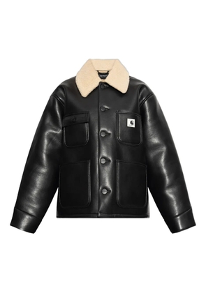 Carhartt WIP Shepton OG Michigan shearling-collar coat - Black