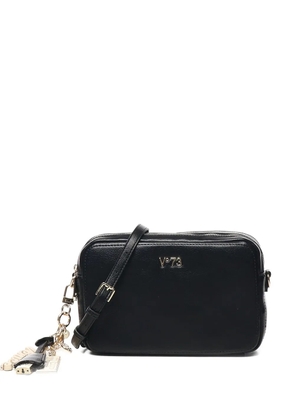 V°73 double-zip charm shoulder bag - Black
