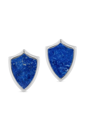 Mateo lapis lazuli shield cufflinks - Silver