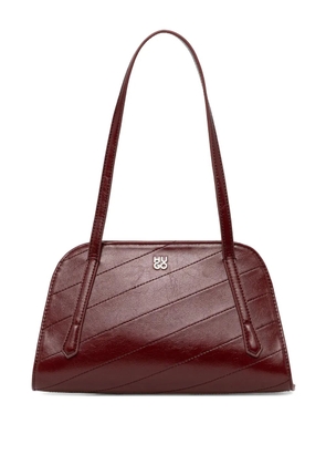 HUGO logo-detail shoulder bag - Red