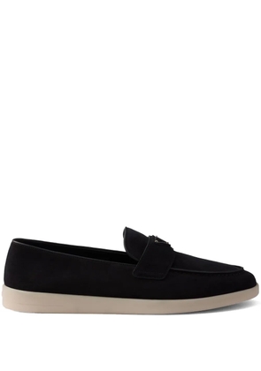 Prada suede loafers - Black