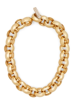 Marni crystal-embellished chain necklace - Gold