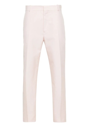 Alexander McQueen cotton tailored trousers - Pink