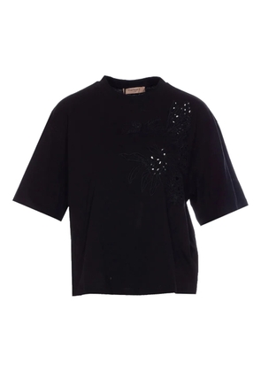 TWINSET embroidered T-shirt - Black