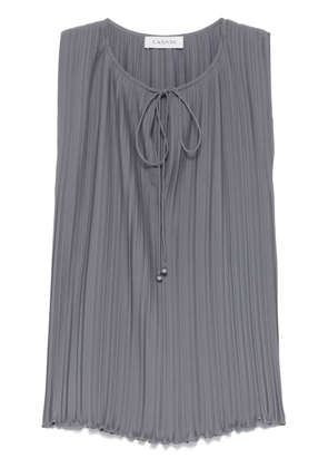 Lanvin plissé-effect blouse - Grey