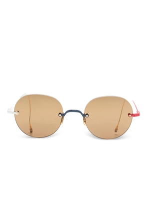 Thom Browne Eyewear rimless sunglasses - Blue
