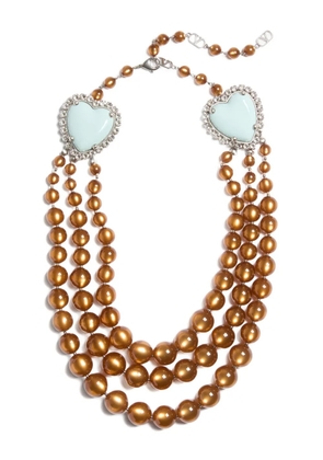 Valentino Garavani Coeur Hyperbole heart-motif necklace - Silver