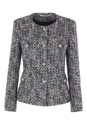 Tagliatore Jodie tweed jacket - Black