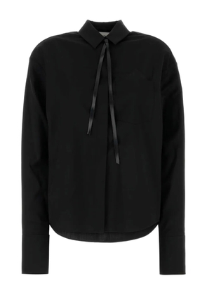 Sportmax Mappa tie-detail shirt - Black