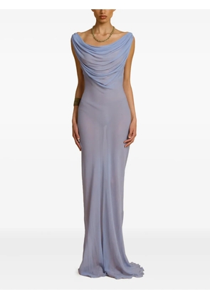 ARCINA ORI Jordana open-back maxi dress - Blue