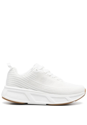TWINSET x Fessura logo striped sneakers - White