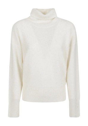 Fabiana Filippi sequin-embellished sweater - White