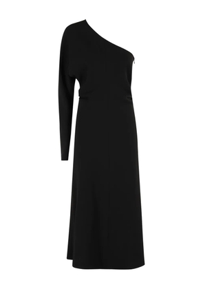 Federica Tosi one-shoulder long-sleeve maxi dress - Black