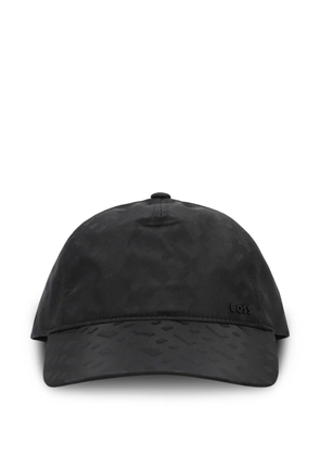BOSS logo-detail baseball cap - Black