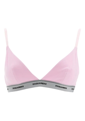 DSQUARED2 logo-band bra - Pink