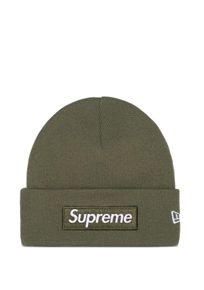 Supreme x New Era box logo beanie hat - Green