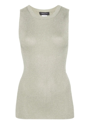 Fabiana Filippi ribbed-knit tank top - Green