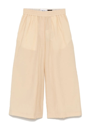 LOEWE Anagram-motif trousers - Neutrals