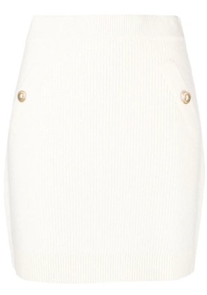 Michael Michael Kors high-waisted ribbed skirt - Neutrals