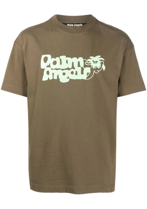 Palm Angels Viper cotton T-shirt - Green