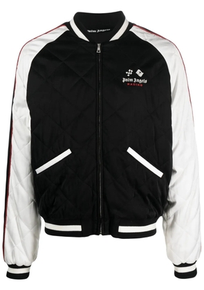 Palm Angels Racing Souvenir bomber jacket - Black