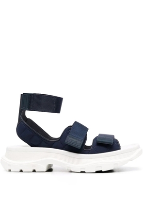Alexander McQueen chunky touch-strap sandals - Blue