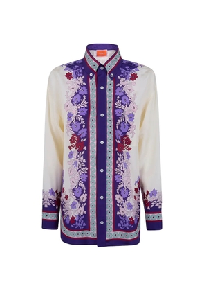 La DoubleJ floral-print shirt - Neutrals