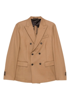 Incotex double-breasted blazer - Brown