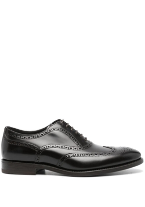 Henderson Baracco perforated-detail leather oxford shoes - Brown