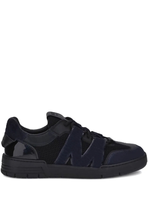 Moschino logo-detail mesh sneakers - Black