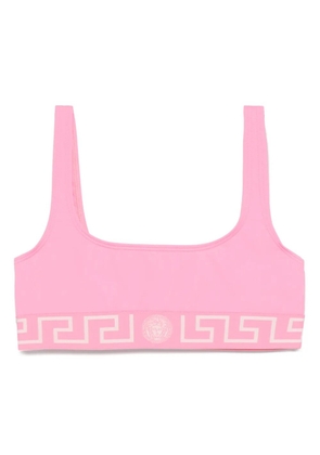 Versace Greca bikini top - Pink