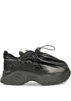 Vivienne Westwood leather drawstring sneakers - Black
