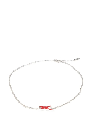 Billionaire Boys Club - Ice Cream Running Dog chain necklace - Silver