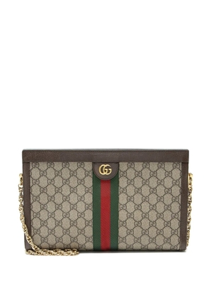 Gucci Pre-Owned 2016 large Ophidia chain cross body bag - Neutrals