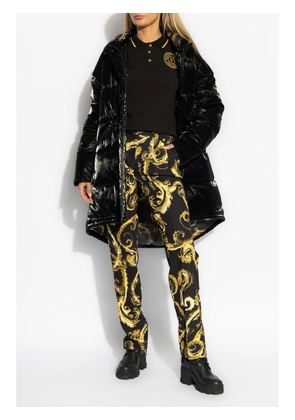 Versace Jeans Couture padded hooded coat - Black