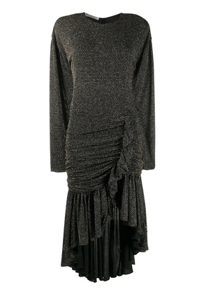 Philosophy Di Lorenzo Serafini studded asymmetric hem dress - Black