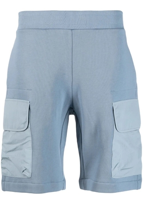 PS Paul Smith embroidered-logo knee-length shorts - Blue