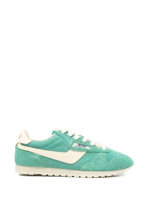 Autry Windspin suede panelled sneakers - Green