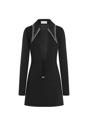16Arlington Imre embellished collared mini dress - Black