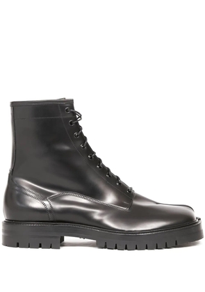 Maison Margiela Tabi split-toe lace-up boots - Black
